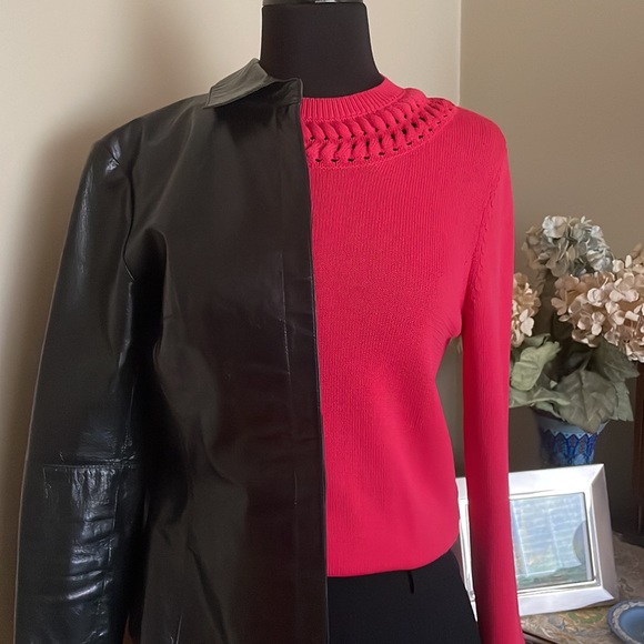 Emporio Armani Pink Knit Top Size IT40 US Small - Picture 5 of 16